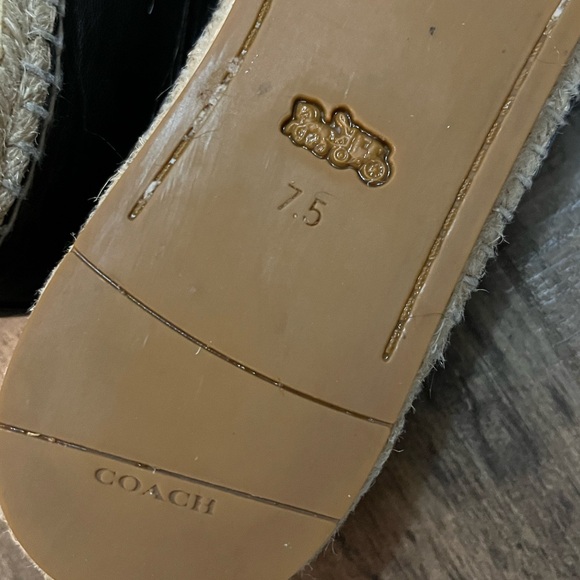 Coach | Women’s Carley Leather Espadrilles | Minimal Wear | Size 7.5 - Picture 6 of 7